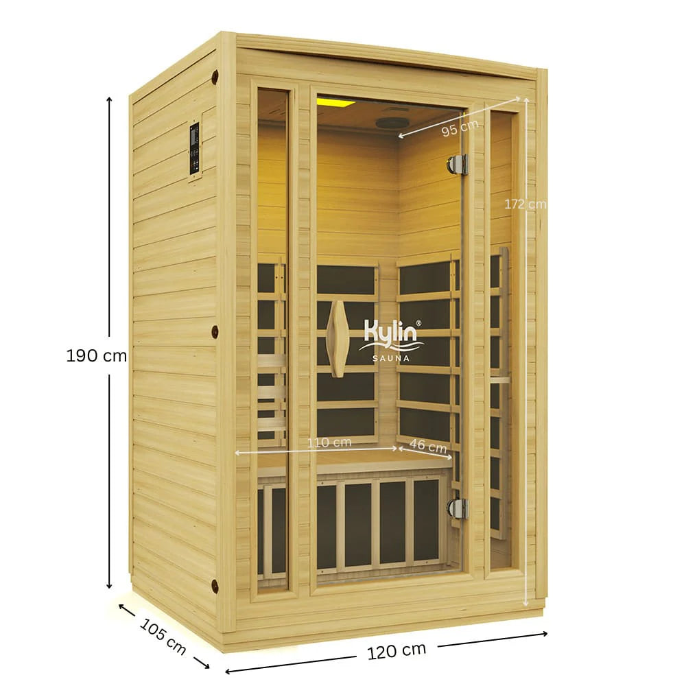Kylin Low EMF 2 person Sauna